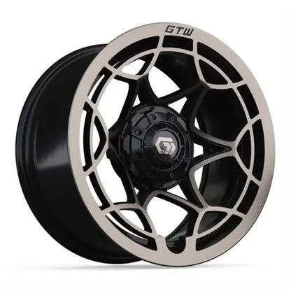 14x7 GTW Nexus Gloss Black and Bronze Wheel GTW