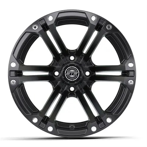 14x7 GTW Matte Black Specter Wheel GTW