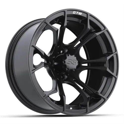 14x7 GTW Matte Black Spyder Wheel GTW