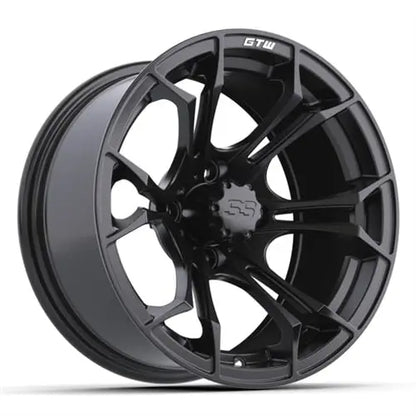 14x7 GTW Matte Black Spyder Wheel GTW