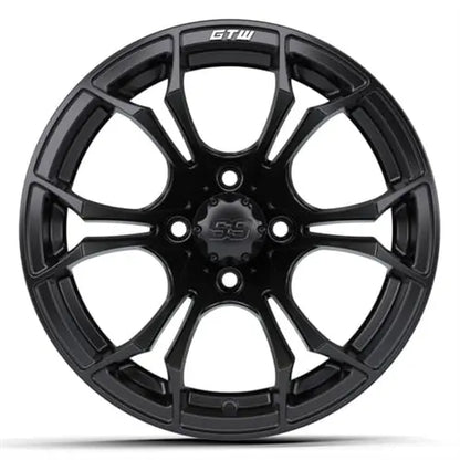14x7 GTW Matte Black Spyder Wheel GTW