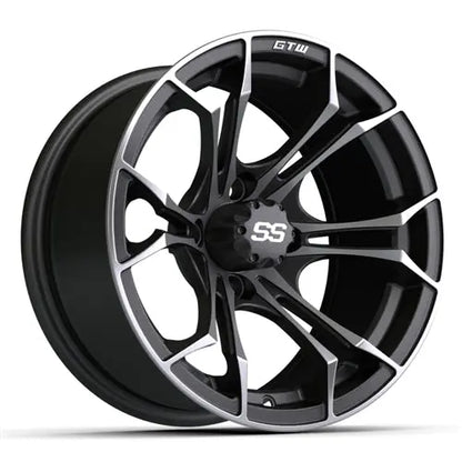 14x7 GTW Matte Grey Spyder Wheel GTW