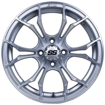 14x7 GTW Machined and Silver Spyder Wheel GTW