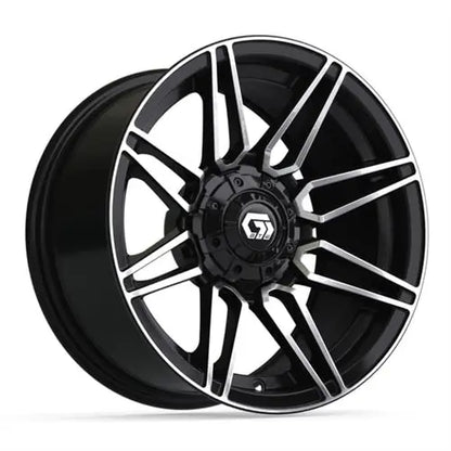 14x7 GTW Stealth Machined and Black Wheel GTW