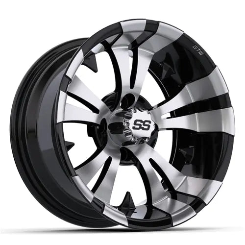 14x7 GTW Machined and Black Vampire Wheel GTW