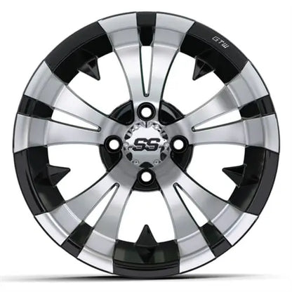 14x7 GTW Machined and Black Vampire Wheel GTW