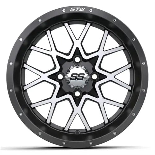14x7 GTW Vortex Matte Grey Wheel GTW