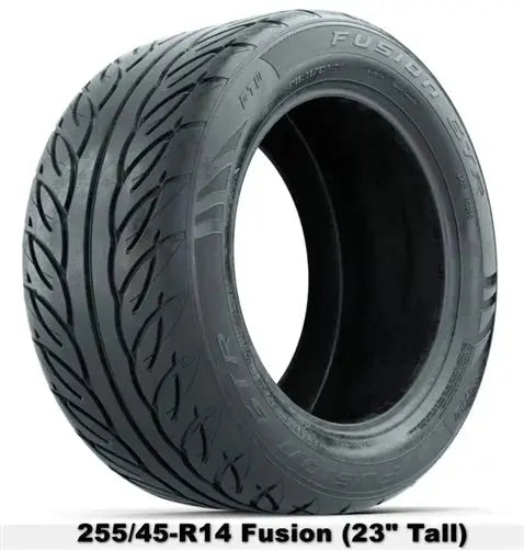 255/45 R14 Fusion GTR Street Tire Angle View
