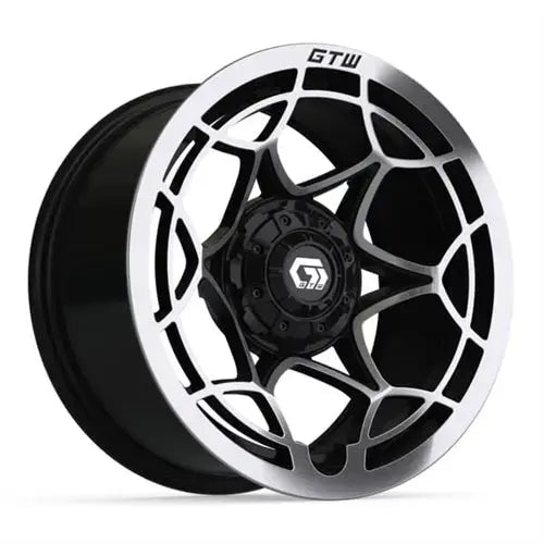 14x7 Nexus Silver Wheel Angle View