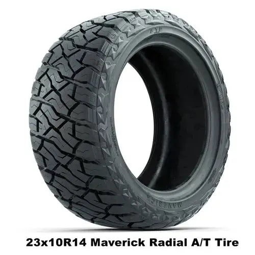 23x10 R14 Maverick Radial All Terrain Tire Angle View