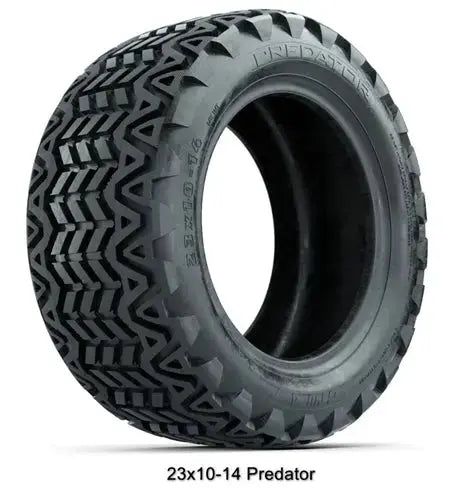 23x10 14" Predator All Terrain Tire Angle View