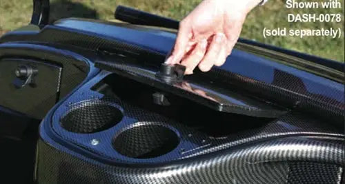 Yamaha Drive Center Dash Insert with Locking Storage Box Red Hawk