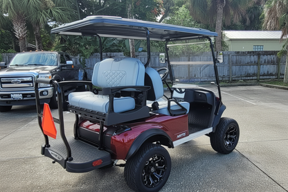 Navitas Lifted Aluminum Chassis Cherry Metallic passenger rear angle