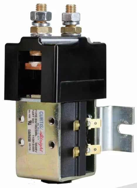 Curtis 48 Volt Heavy Duty High Amp Solenoid w/Bracket Red Hawk
