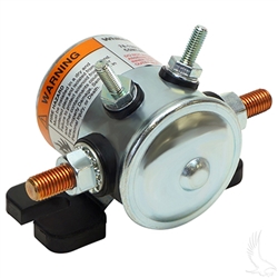 Solenoid, 36V 4 Terminal Copper/Short, E-Z-Go Electric Cars